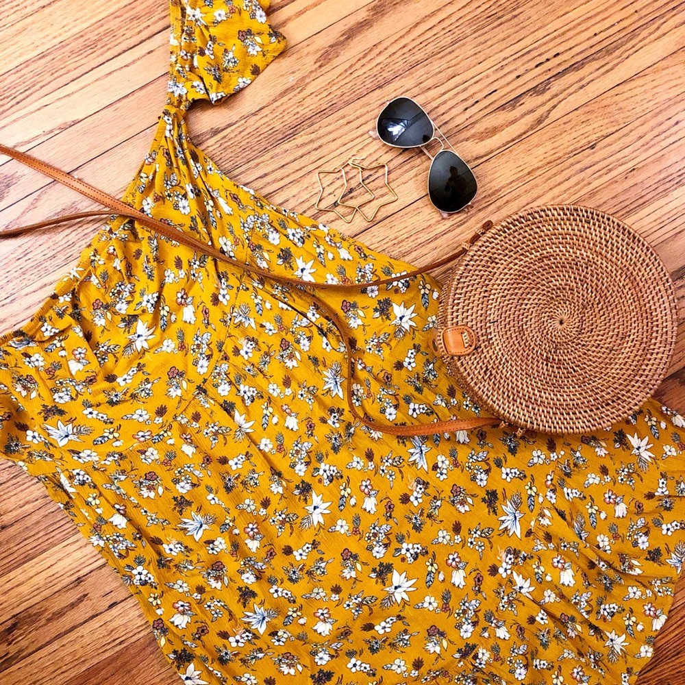 Boho Floral Mossimo Dress - Medium